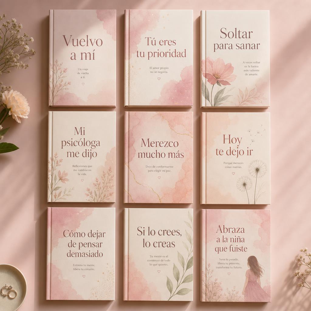 Portadas de los 9 ebooks de la biblioteca complementaria